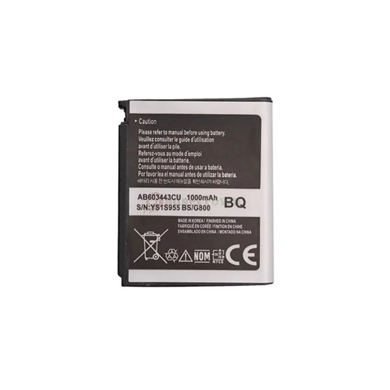 باتری موبایل مدل AB603443CU ظرفیت 1000 میلی آمپر ساعت مناسب برای گوشی موبایل سامسونگ Galaxy S5233